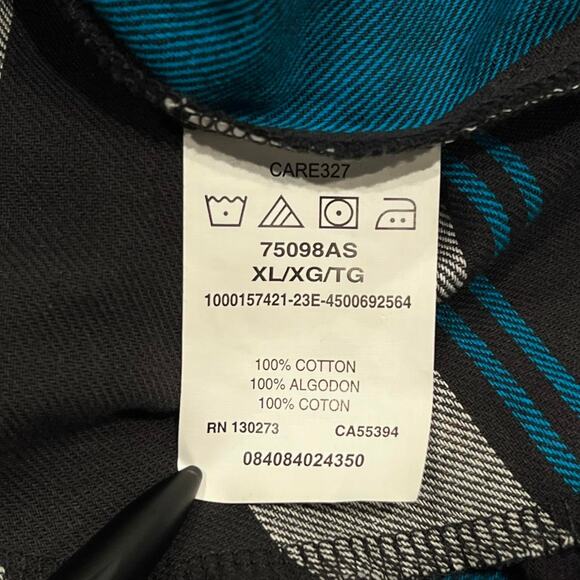 ★ Wrangler (NWT) Western Striped Long Sleeve Wool Button-Up Shirt ★ - Picture 6 of 7